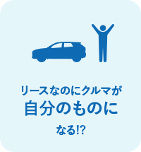 リースなのにクルマが自分のものになる!?